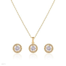 timeless gold solitaire set