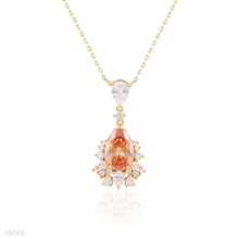 pendant classy drop zircon lux-gold-champagne